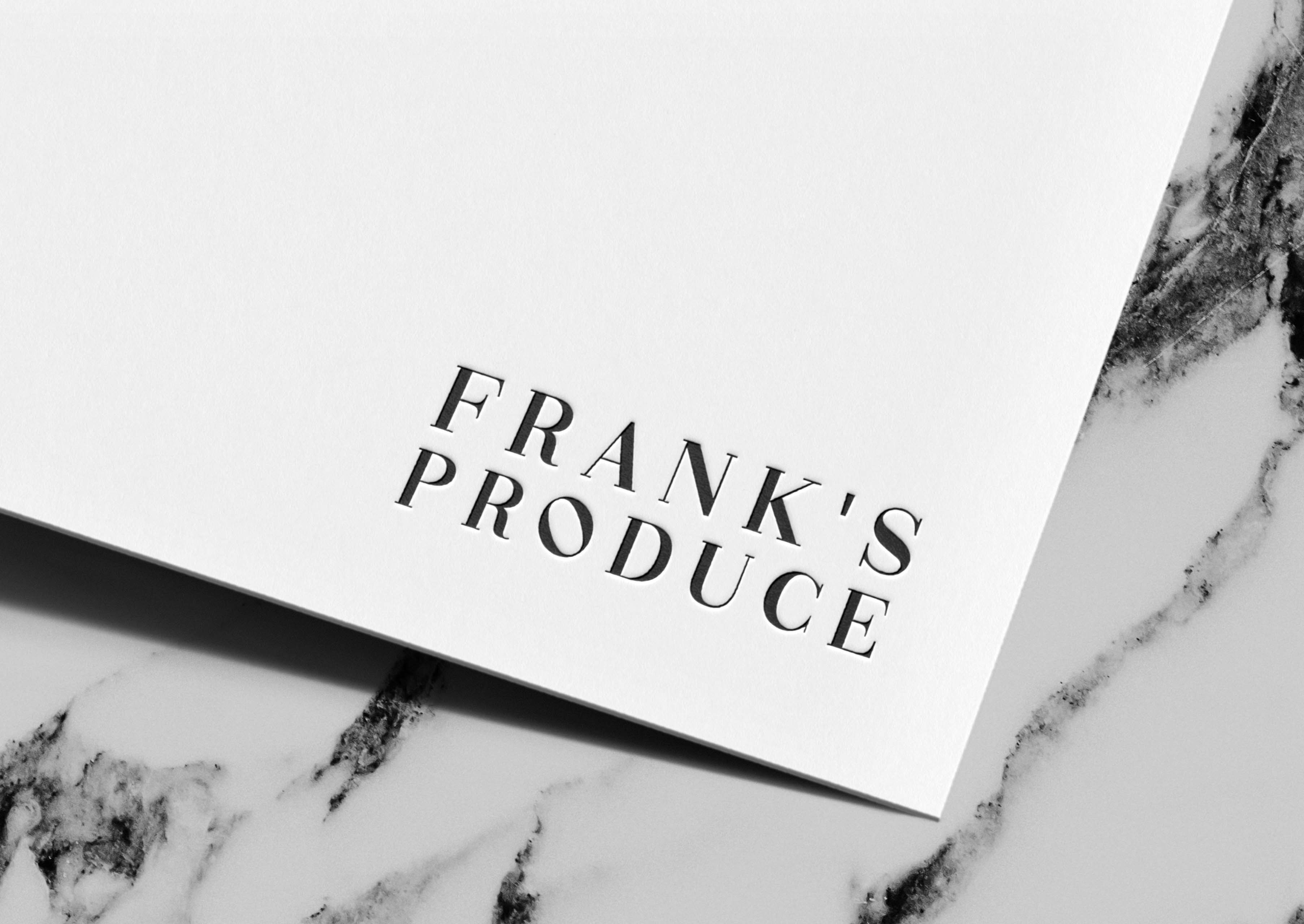 Frank's Produce logo - Koded Melbourne
