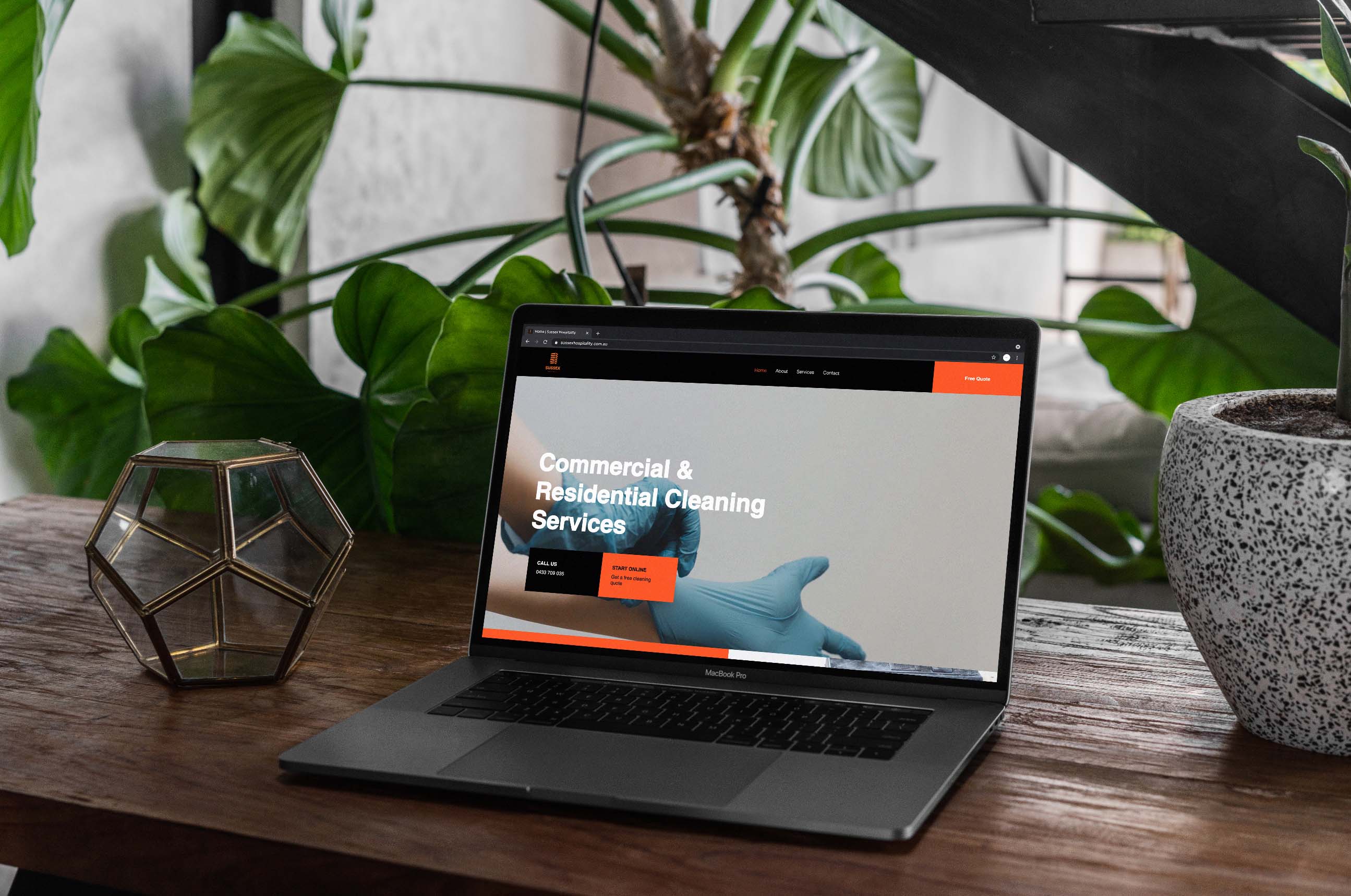 Sussex Hospitality website - Koded Melbourne