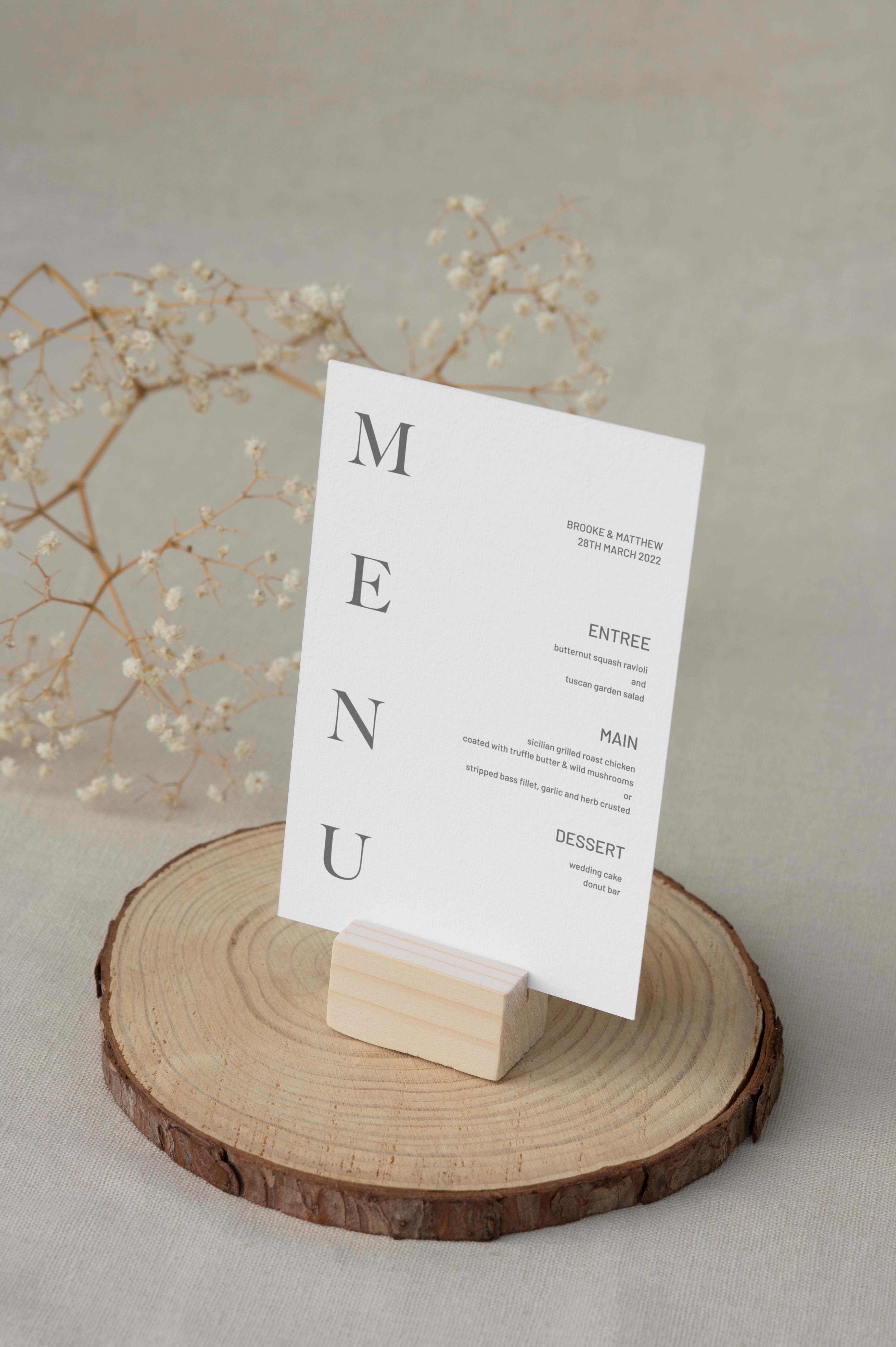 Menu Design - Koded Melbourne